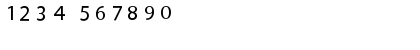 Download cs Regular Font Numeric Preview