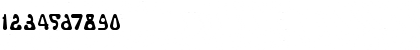 Download Triangulor Regular Font Numeric Preview