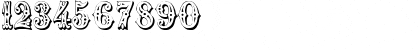 Download Trocadero Regular Font Numeric Preview