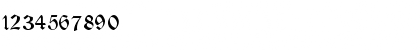 Download Tudor Text Regular Font Numeric Preview