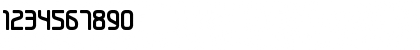 Download TurboBold Regular Font Numeric Preview