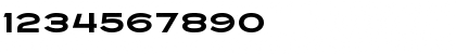 Download Turnpike Regular Font Numeric Preview