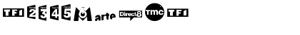 Download TV FRANCE Regular Font Numeric Preview