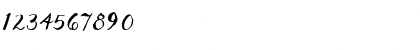 Download TXT LongHand Regular Font Numeric Preview