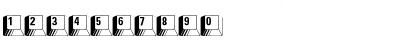 Download Type Keys Normal Font Numeric Preview