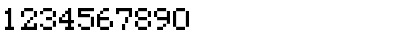 Download type 07_55 Regular Font Numeric Preview
