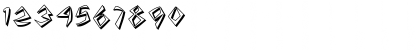 Download Cuneate Regular Font Numeric Preview