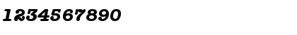 Download Typewriter BoldItalic Font Numeric Preview