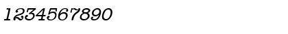 Download Typewriter Oblique Font Numeric Preview