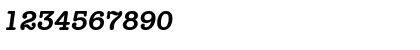 Download Typewriter-Serial BoldItalic Font Numeric Preview