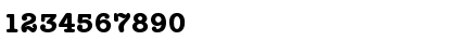 Download TypeWriterCyr Bold Font Numeric Preview