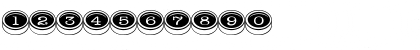 Download TypewriterKeys Regular Font Numeric Preview