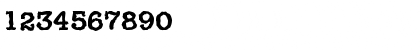 Download TypewriterRandom Bold Font Numeric Preview