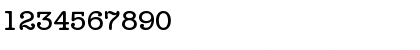 Download TypewriterSerial-Medium Regular Font Numeric Preview