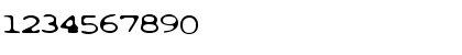 Download Typewrong Regular Font Numeric Preview