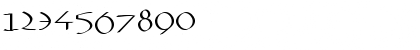 Download TypoasisUncialFS Regular Font Numeric Preview