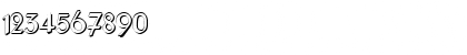 Download TypographerTextur Schatten Regular Font Numeric Preview