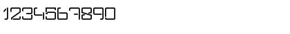Download TYPORM01R Regular Font Numeric Preview