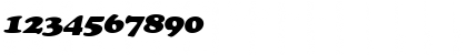 Download Cupid Wide Italic Font Numeric Preview