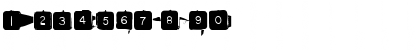 Download BackspacerSquare Regular Font Numeric Preview