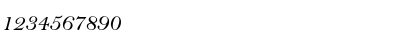 Download Baltimore Italic Font Numeric Preview
