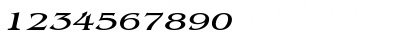 Download Bangle Extended Italic Font Numeric Preview