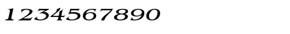 Download BangleExtended Italic Font Numeric Preview