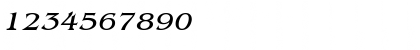 Download BangleWide Italic Font Numeric Preview