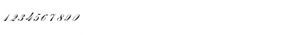 Download Bank Script D Regular Font Numeric Preview