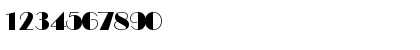 Download BarbeDisplaySSK Regular Font Numeric Preview
