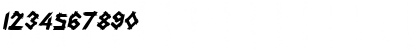 Download BarwoodSCapsSSK Italic Font Numeric Preview