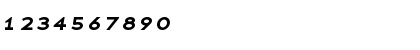 Download BaseNineSCI Roman Font Numeric Preview