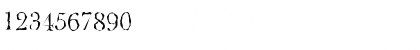 Download BaskerOldRandom-Light Regular Font Numeric Preview