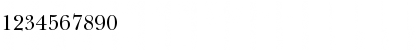 Download Baskerville Light Font Numeric Preview