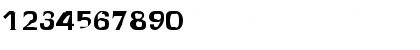 Download Bastard Regular Font Numeric Preview