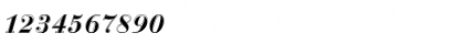 Download BauerBodTDemBolItaIn1 Regular Font Numeric Preview
