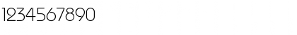 Download Bauhaus Light Regular Font Numeric Preview