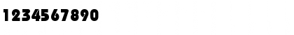 Download BauhausHeavyBold Regular Font Numeric Preview