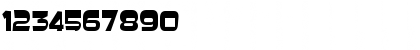 Download Baveuse Regular Font Numeric Preview