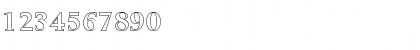 Download BelfastOutline Bold Font Numeric Preview