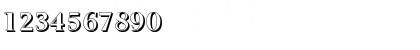 Download BelfastShadow Bold Font Numeric Preview