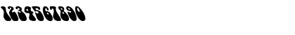 Download Bell Bottom Extreme Lefty Regular Font Numeric Preview