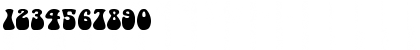 Download BellBottom Wide Regular Font Numeric Preview