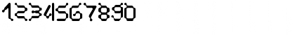 Download Cybernet Regular Font Numeric Preview