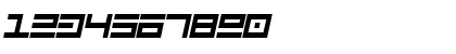 Download Cyberspeak Oblique Font Numeric Preview