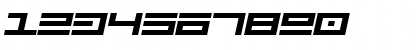 Download CyberspeakExtended Oblique Font Numeric Preview