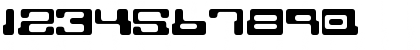 Download Cybertown Subterranean Normal Font Numeric Preview