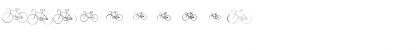 Download Cycling Regular Font Numeric Preview