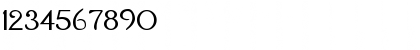 Download Cygnet Regular Font Numeric Preview