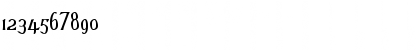 Download d'Spenser Normal Font Numeric Preview